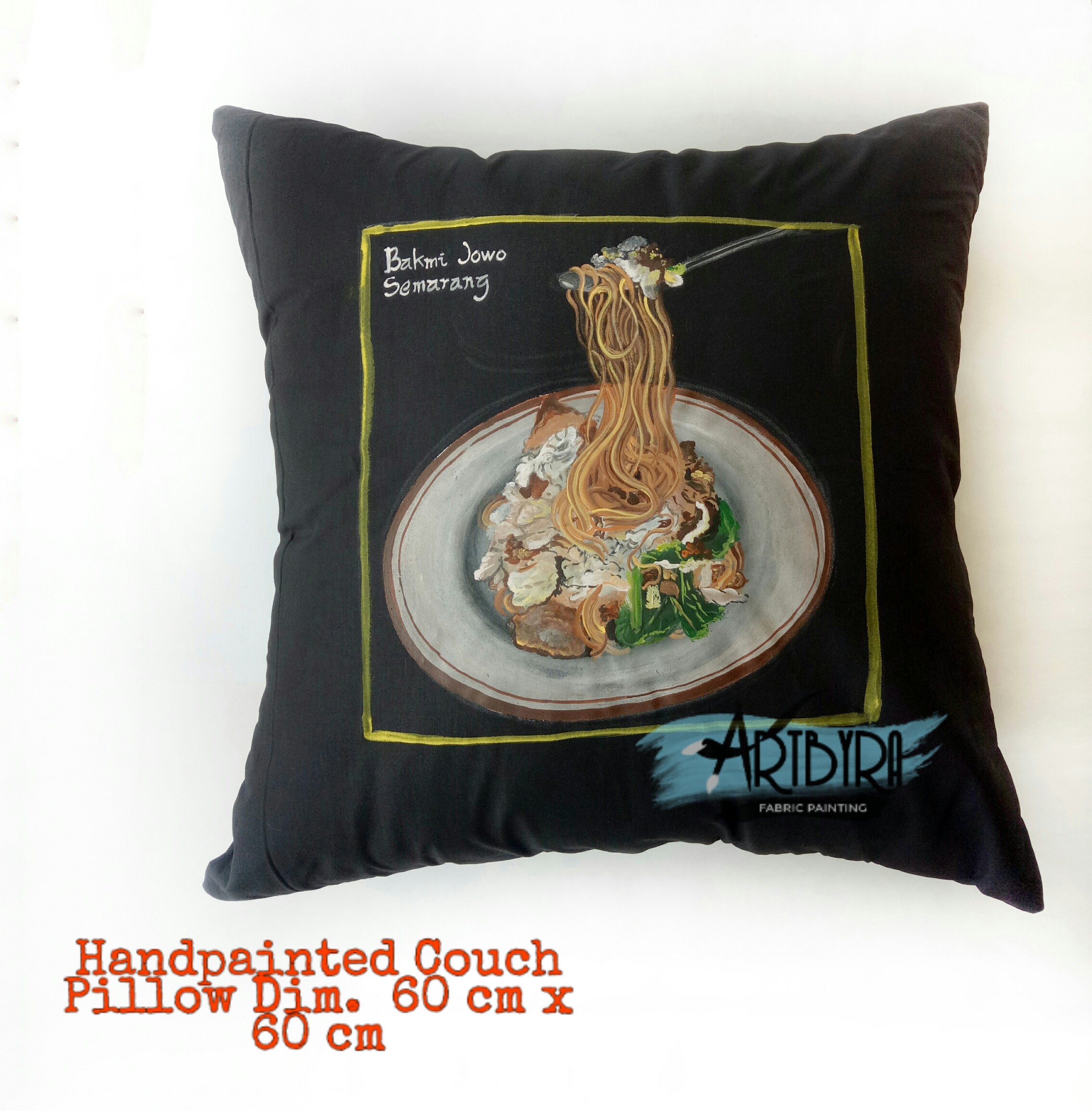Culinary Painted Pillow