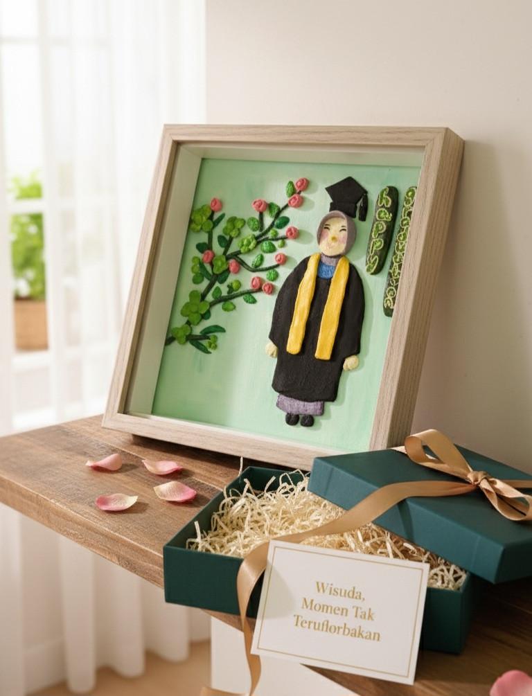 3D Clay Art Frame - Graduation Gift