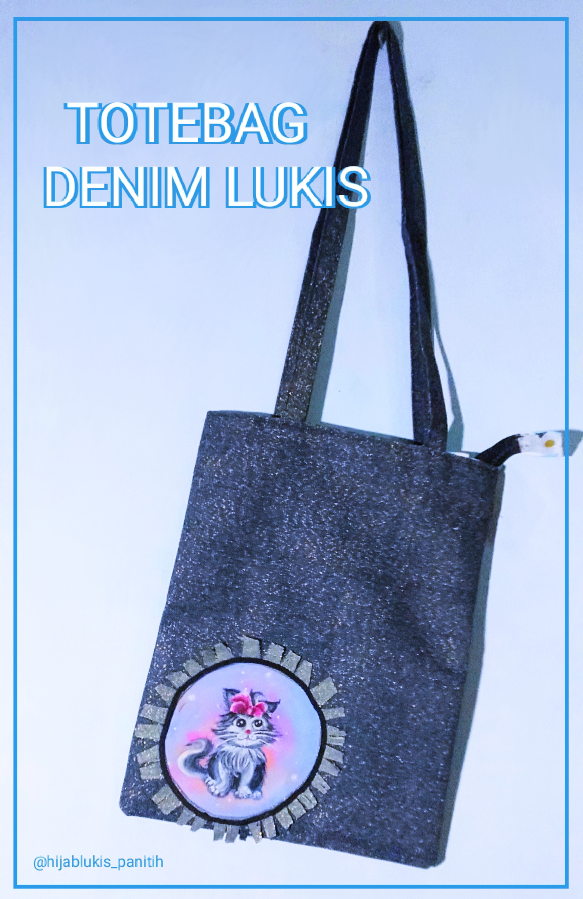 Totebag lukis anabul